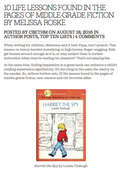 10 Life Lessons Found in Middle-Grade Fiction